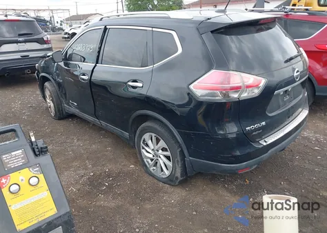 2015 Nissan Rogue Sl из США, поврежденный, VIN 5N1AT2MV2FC778431